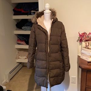 Ralph Lauren puffer jacket olive